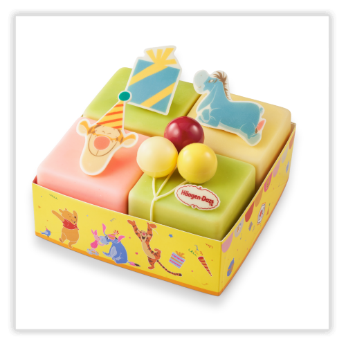 Ballon Celebration Tigger and Eeyore Cake