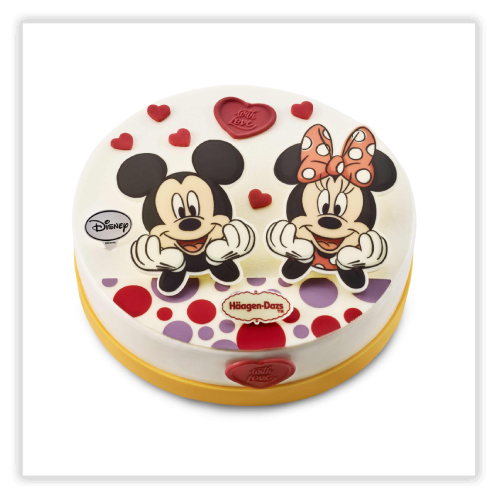 Mickey and Minnie Cake