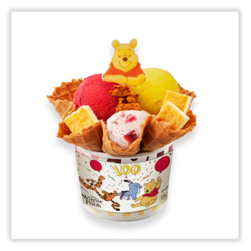 Sundae Winnie the Pooh Creation
